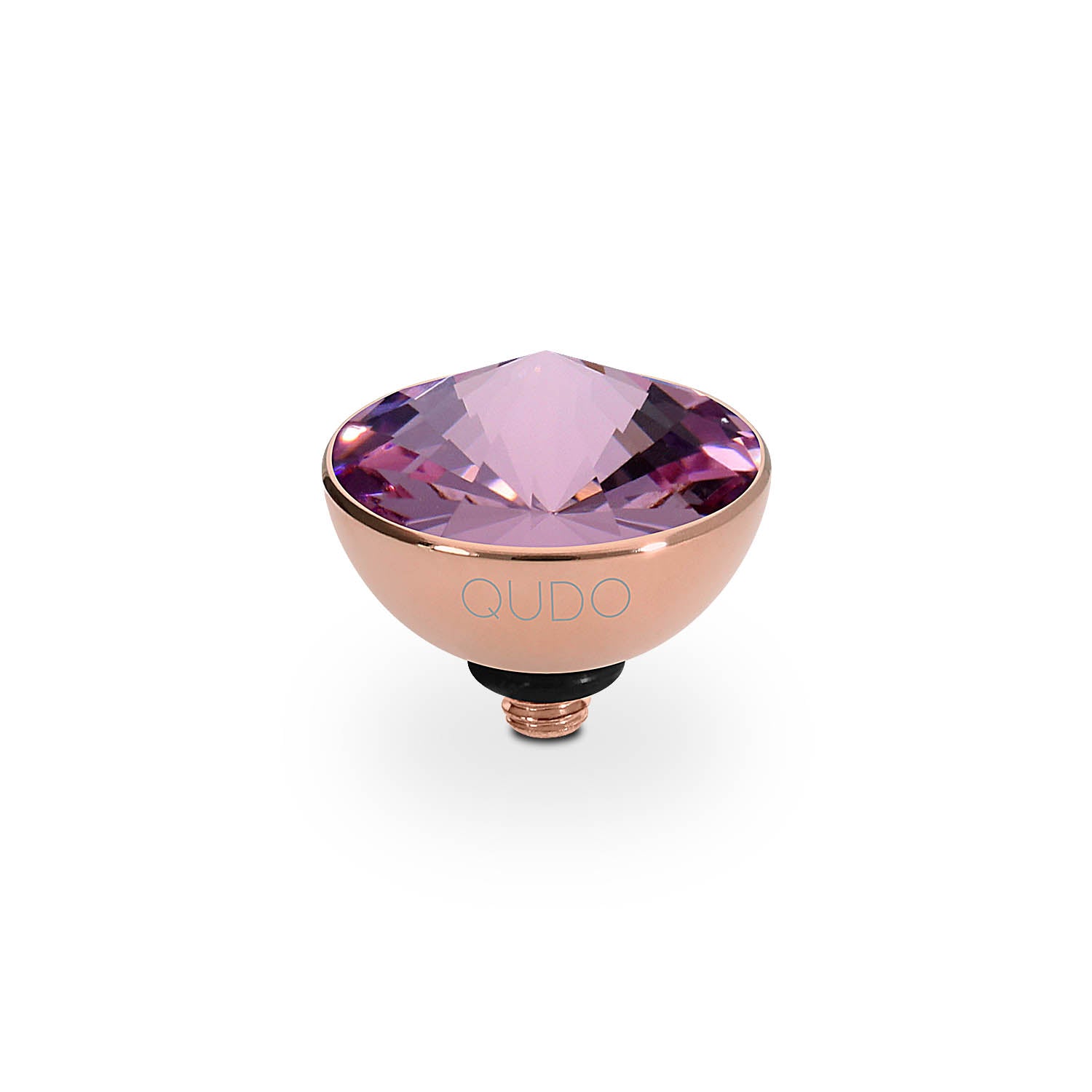 Bottone Top 11.5 mm - Roségold light amethyst