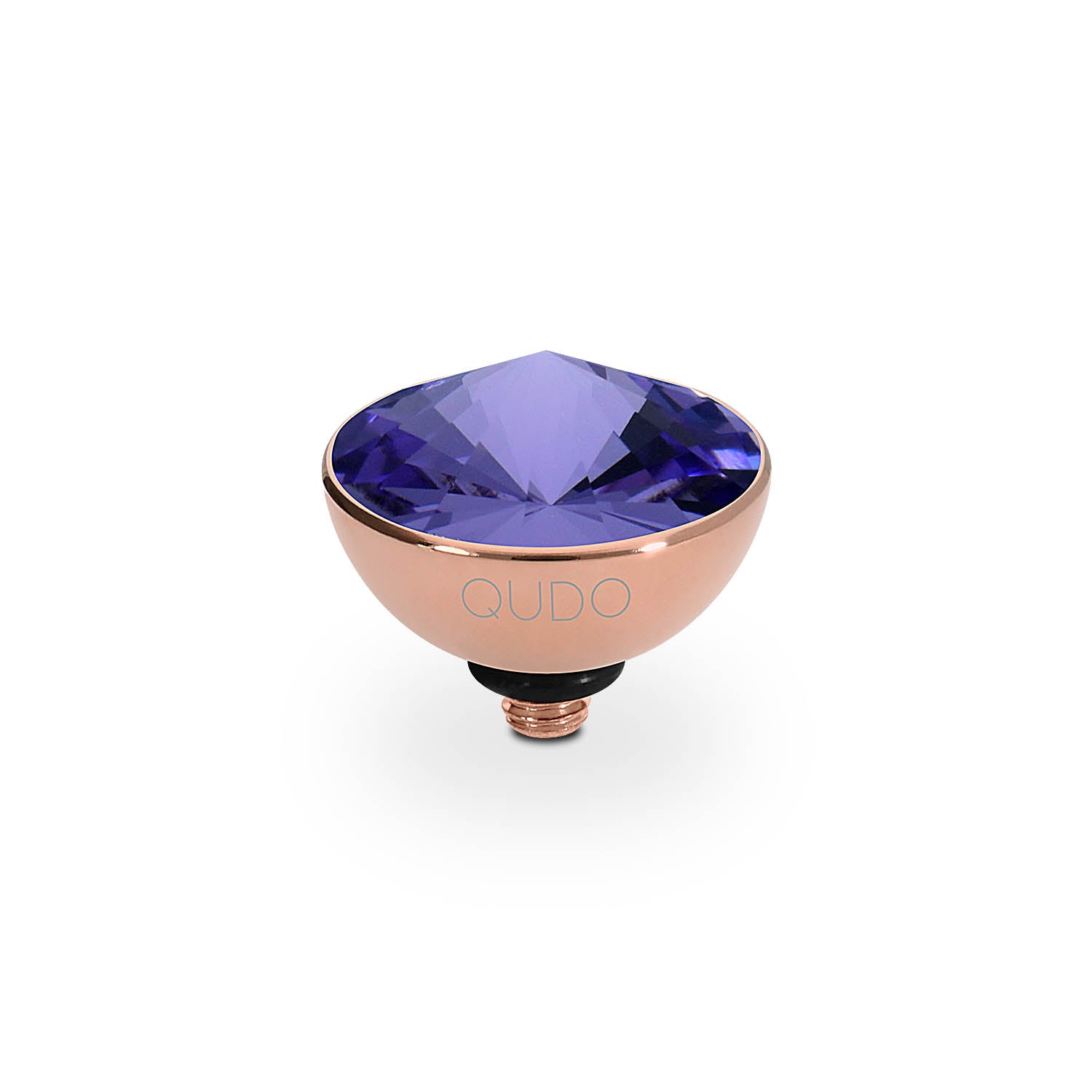 Bottone Top 11.5 mm - Roségold tanzanite