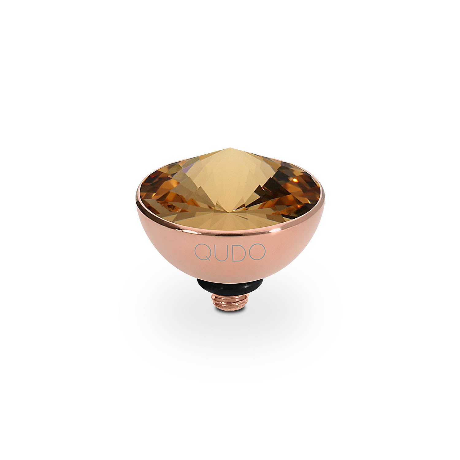 Bottone Top 11.5 mm - Roségold light colorado topaz