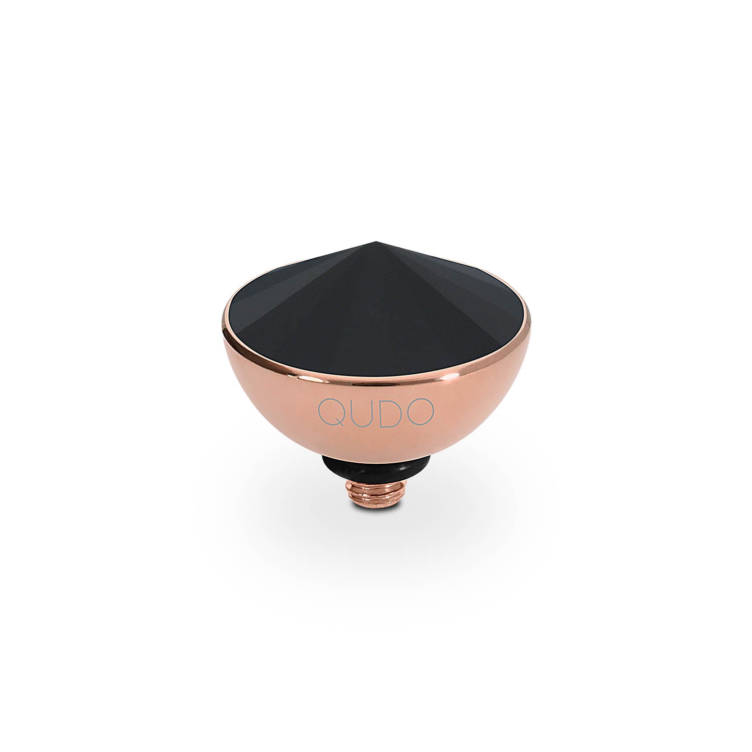 Bottone Top 11.5 mm - Roségold jet
