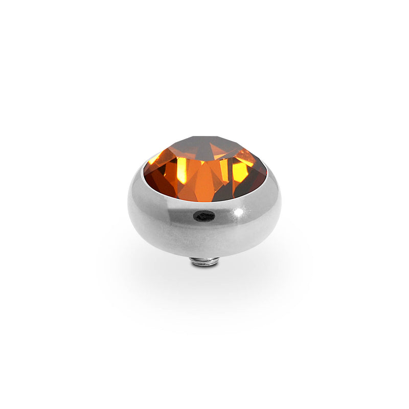 Sesto Top 10 mm - Silber smoked amber