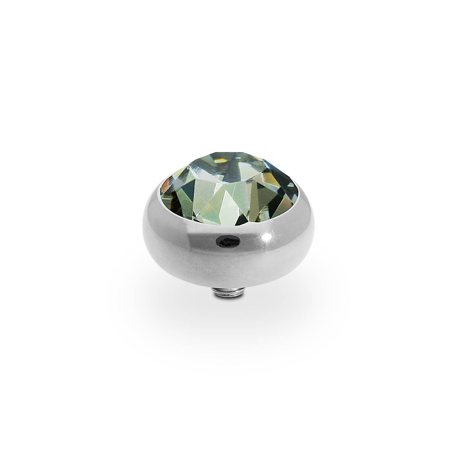 Sesto Top 10 mm - Silber black diamond