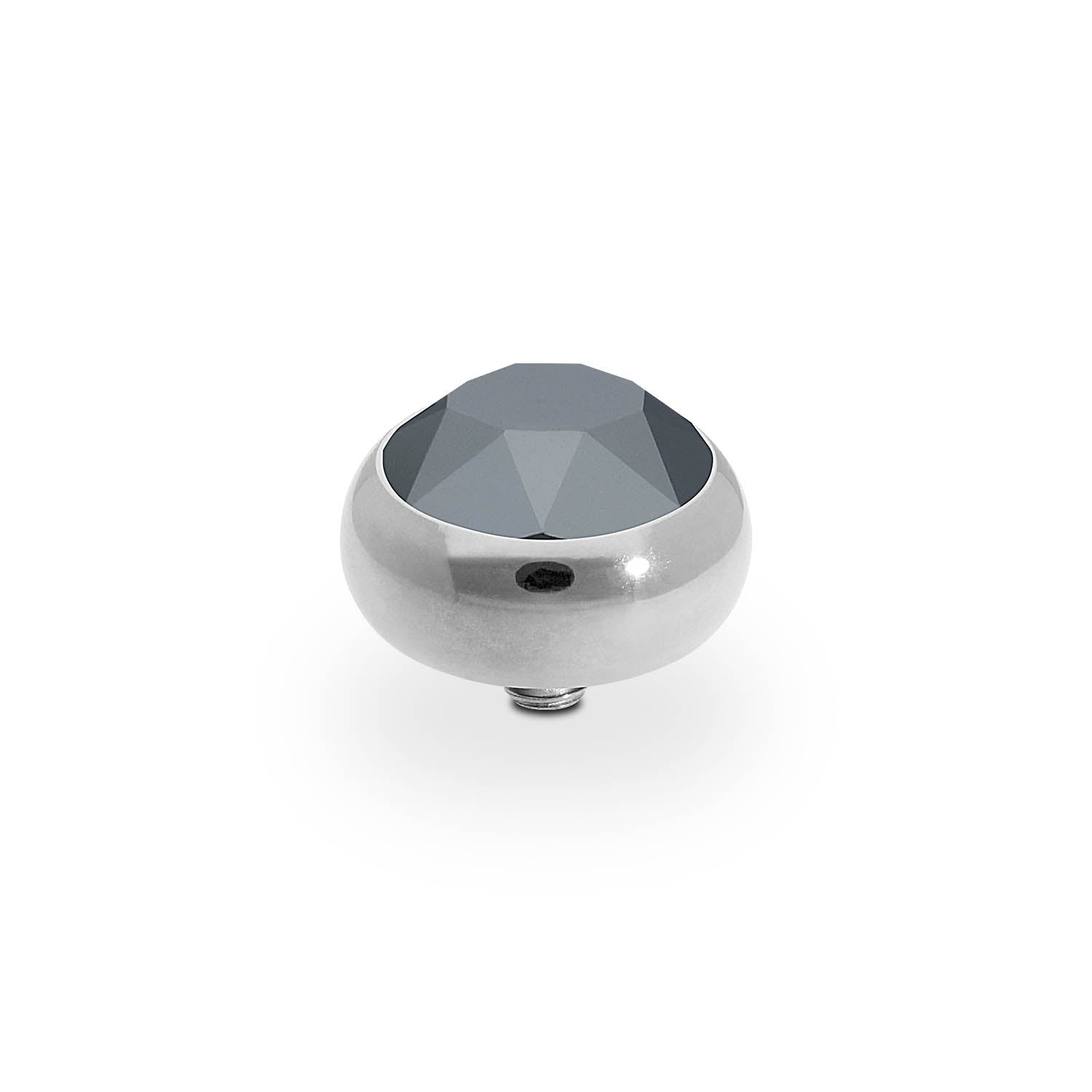 Sesto Top 10 mm - Silber jet hematite