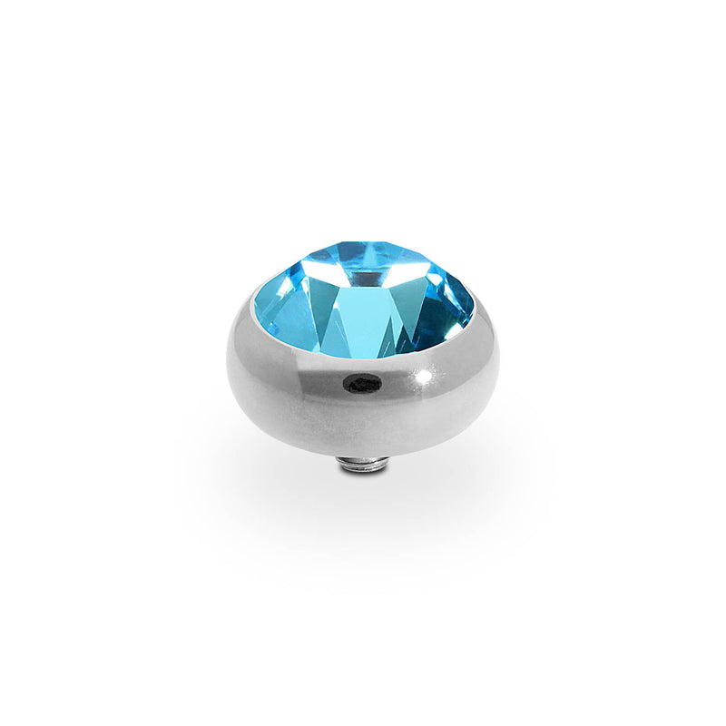 Sesto Top 10 mm - Silber aquamarine