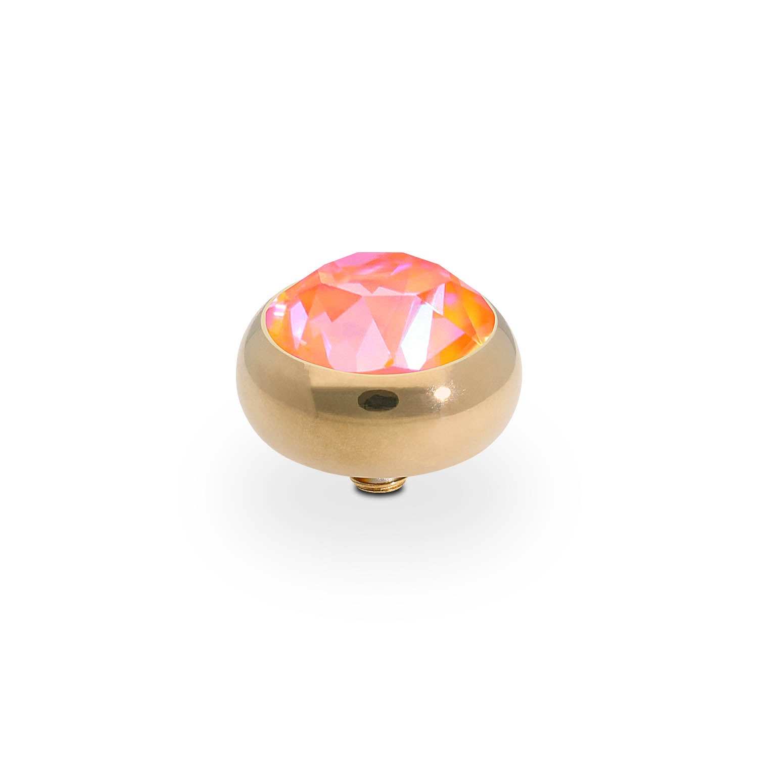 Sesto Top 10 mm - Gold crystal orange glow delite