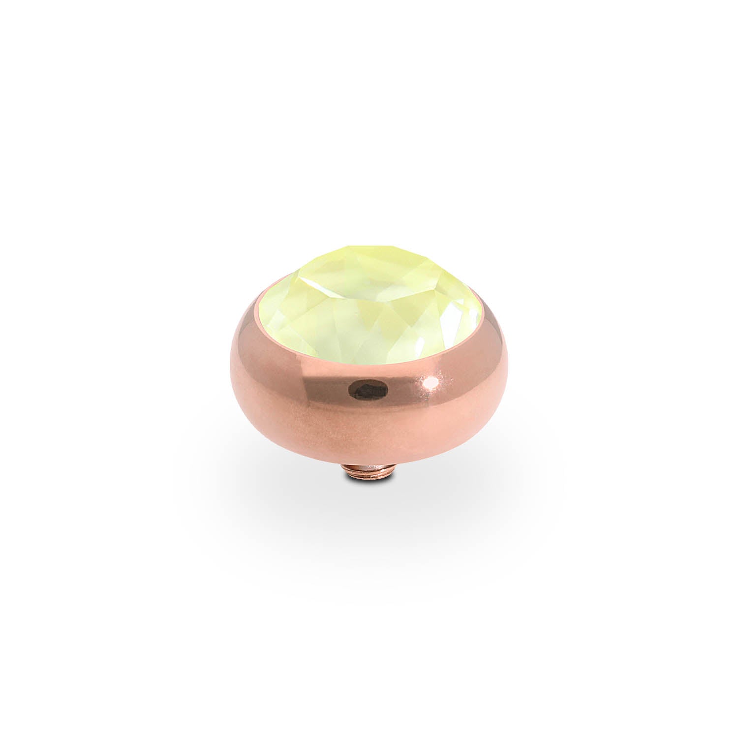 Sesto Top 10 mm - Roségold crystal soft yellow ignite