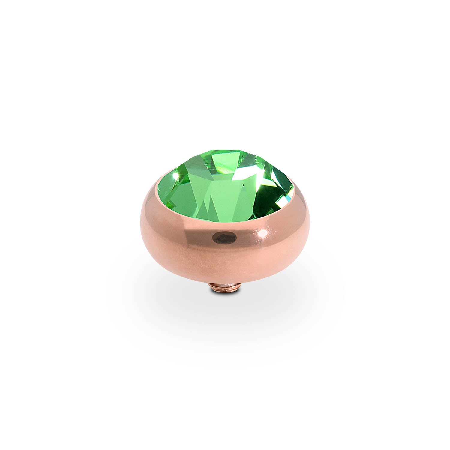 Sesto Top 10 mm - Roségold peridot