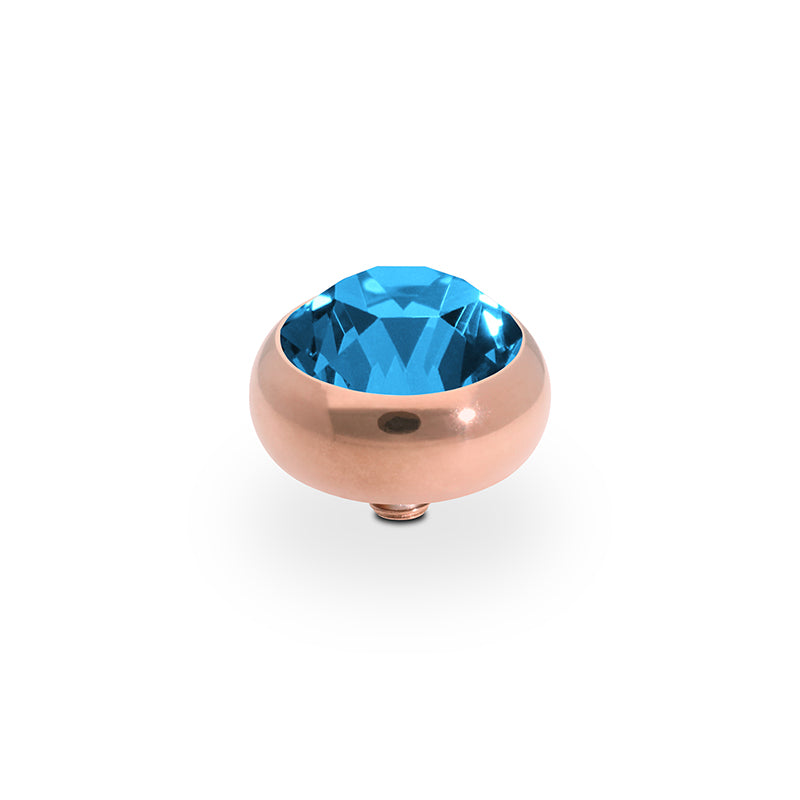 Sesto Top 10 mm - Roségold Denim Blue