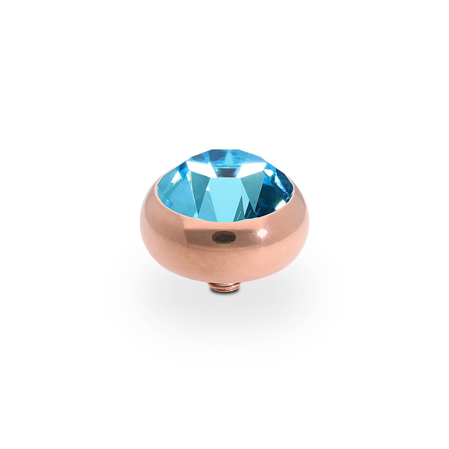 Sesto Top 10 mm - Roségold aquamarine