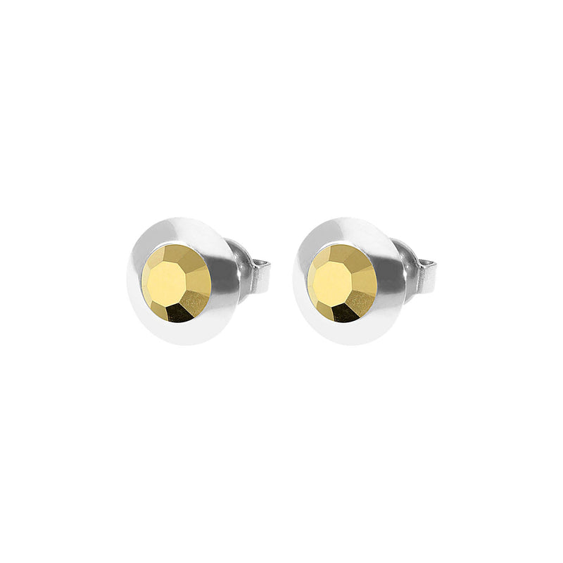 Tondo Ohrstecker 9 mm - Silber