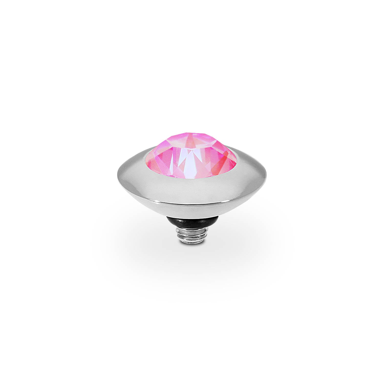 Tondo Top 9 mm - Silber lotus pink delite
