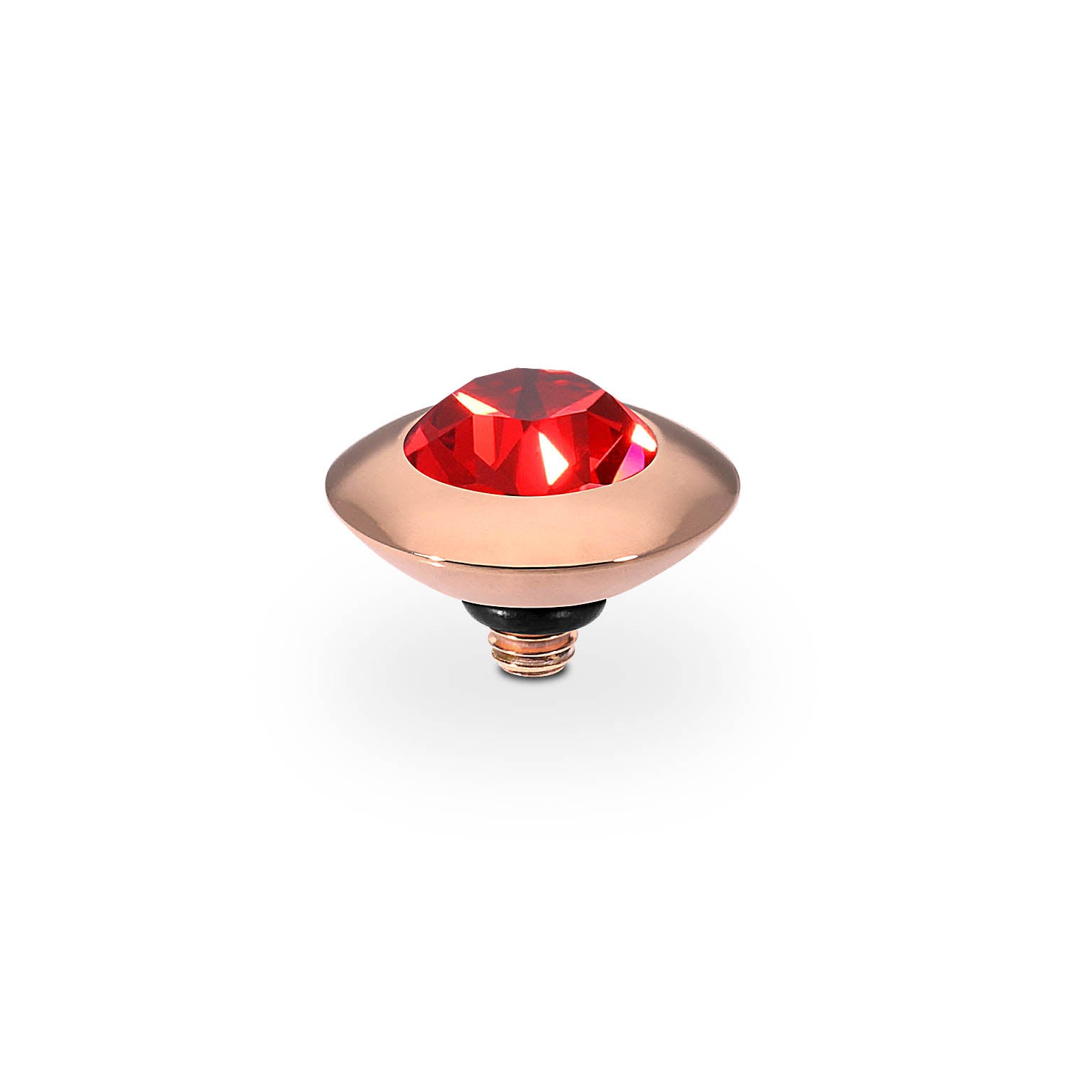 Tondo Top 9 mm - Roségold scarlet