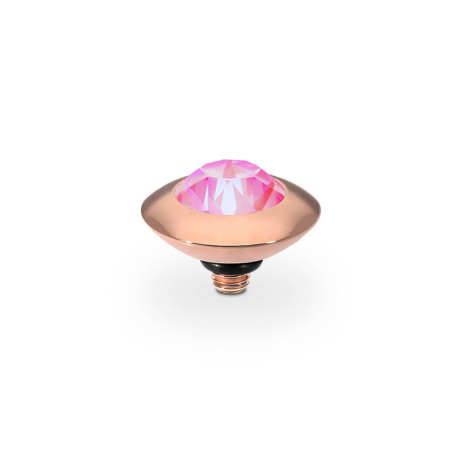 Tondo Top 9 mm - Roségold lotus pink delite