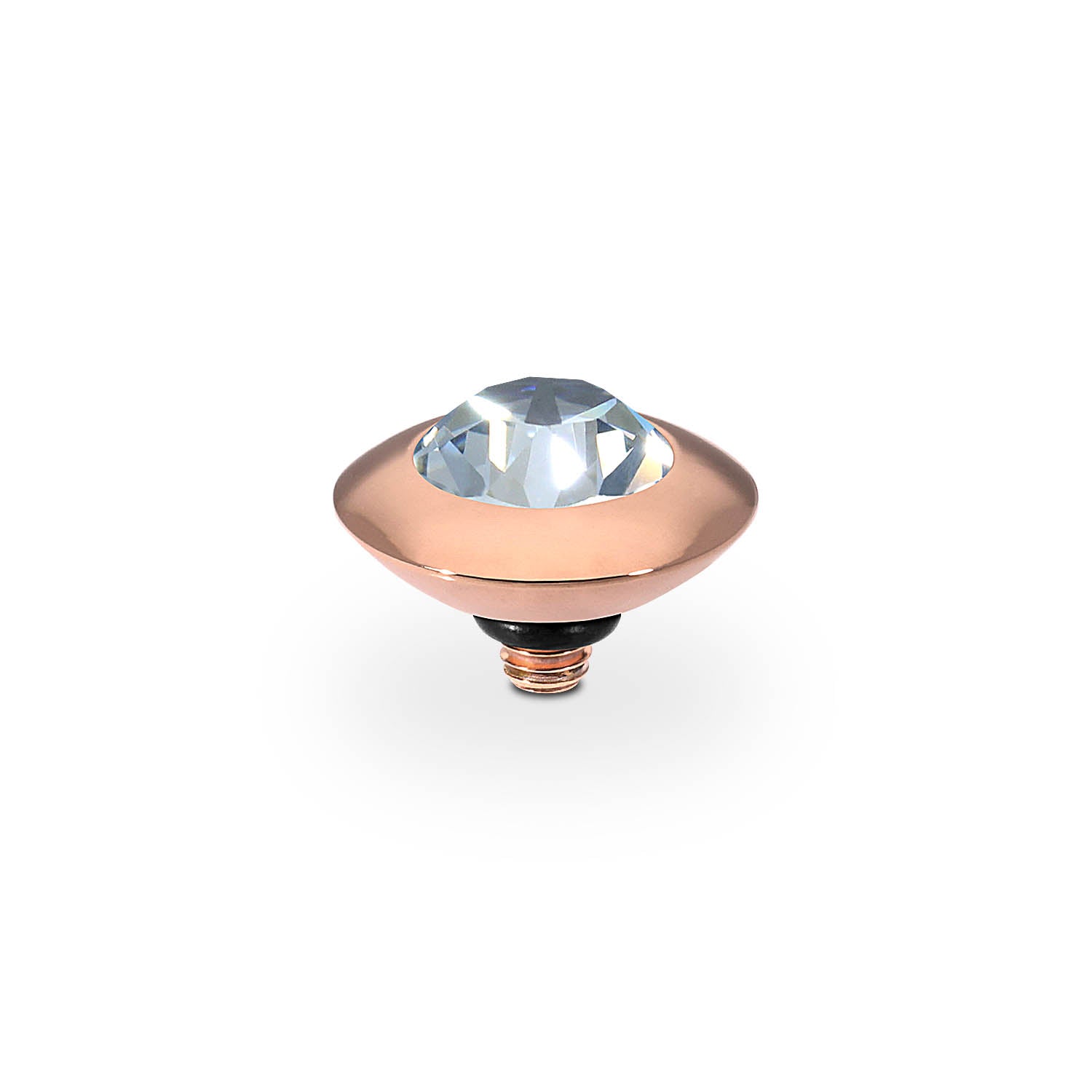 Tondo Top 9 mm - Roségold blue shade