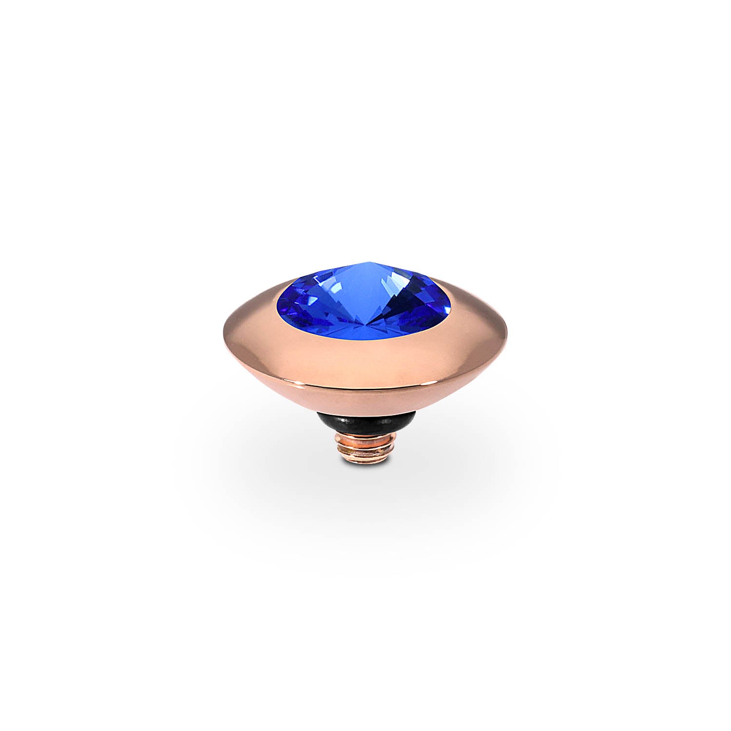 Tondo Top 9 mm - Roségold sapphire