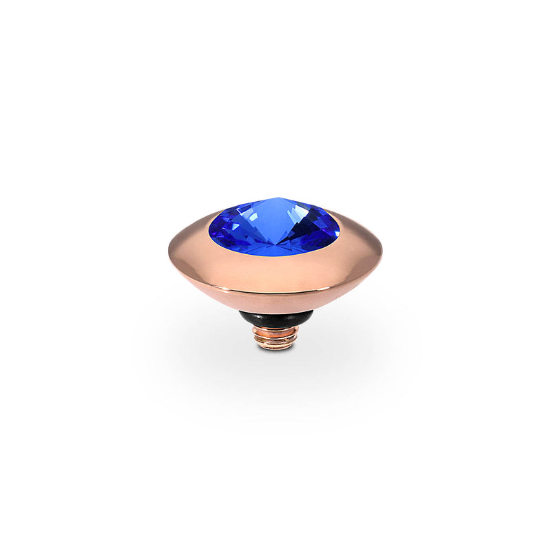 Tondo Top 9 mm - Roségold sapphire