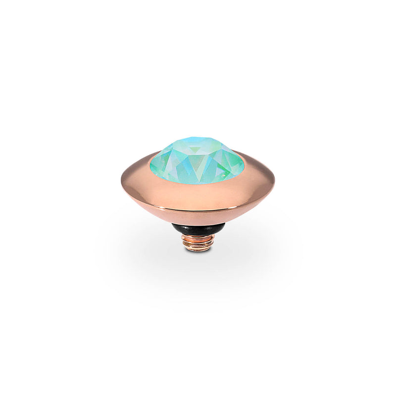Tondo Top 9 mm - Roségold silky sage delite