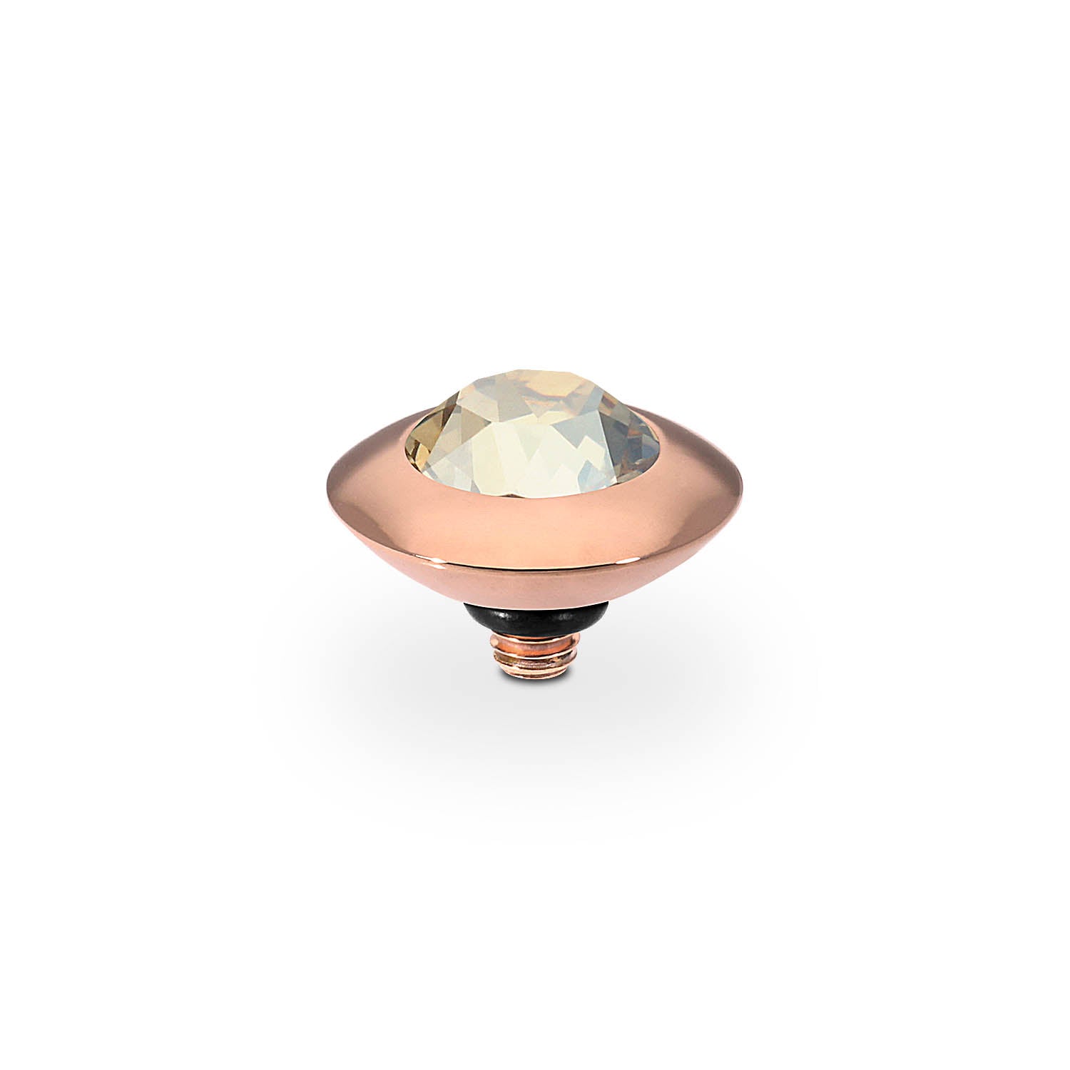 Tondo Top 9 mm - Roségold golden shadow