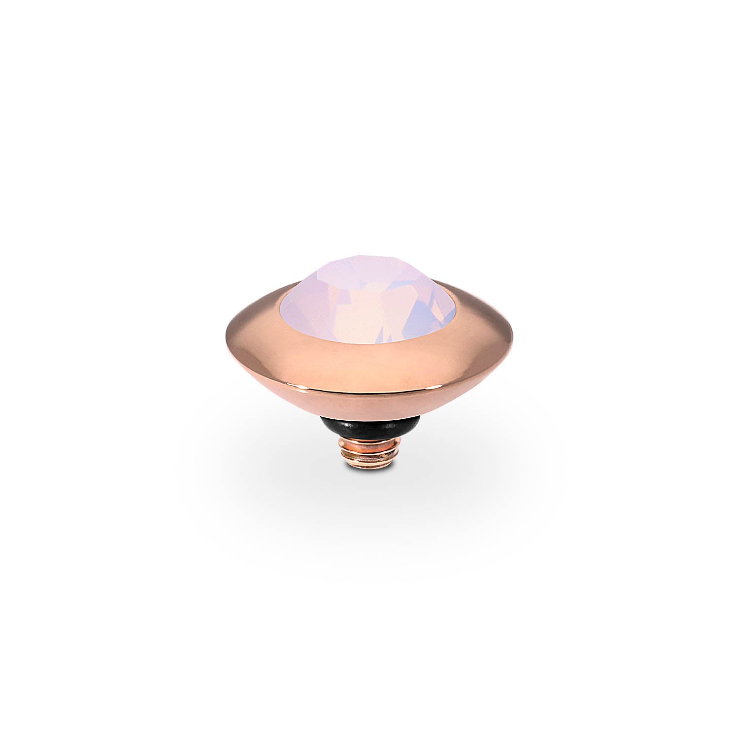 Tondo Top 9 mm - Roségold rose opal