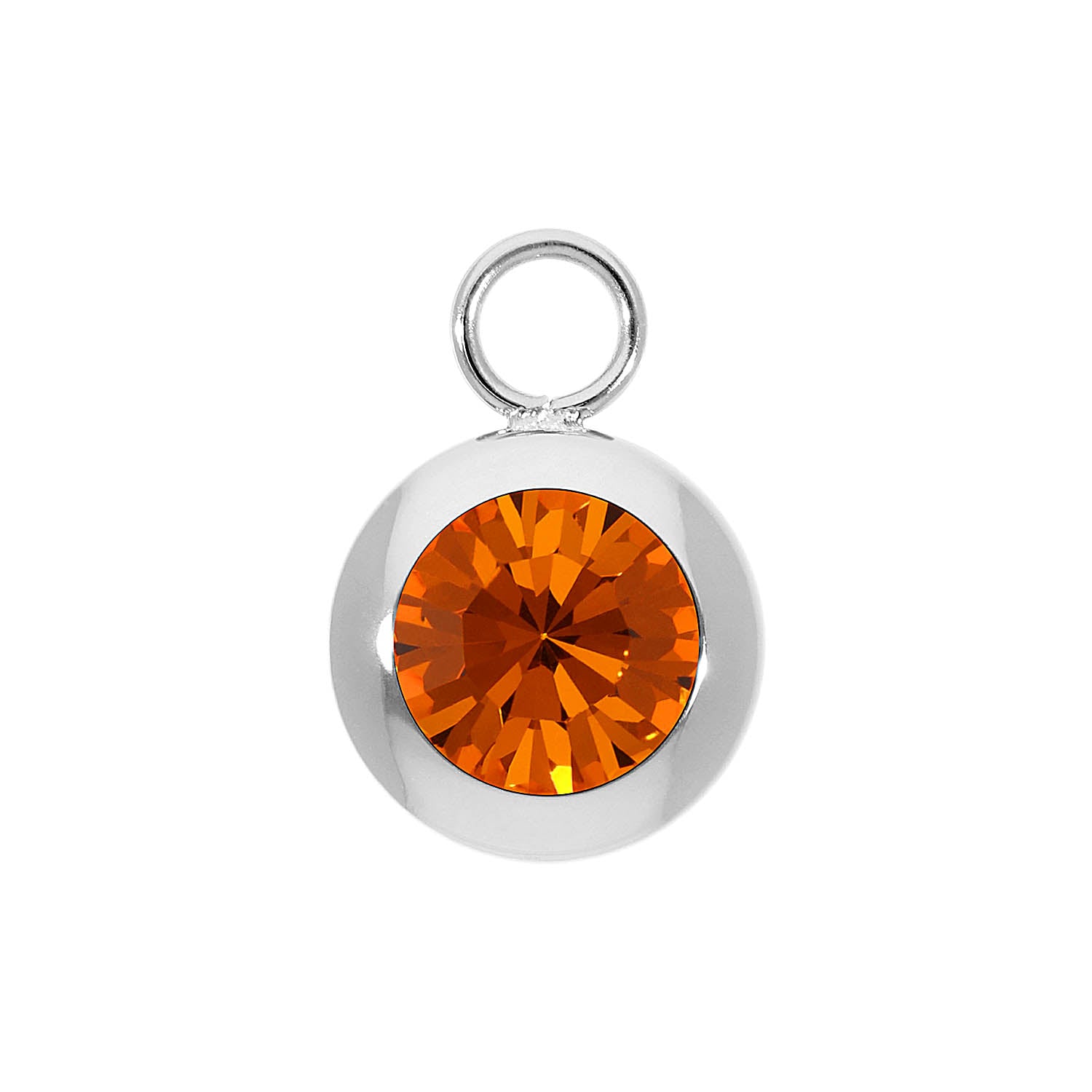 Tondo Charm 13 mm - Silber sun