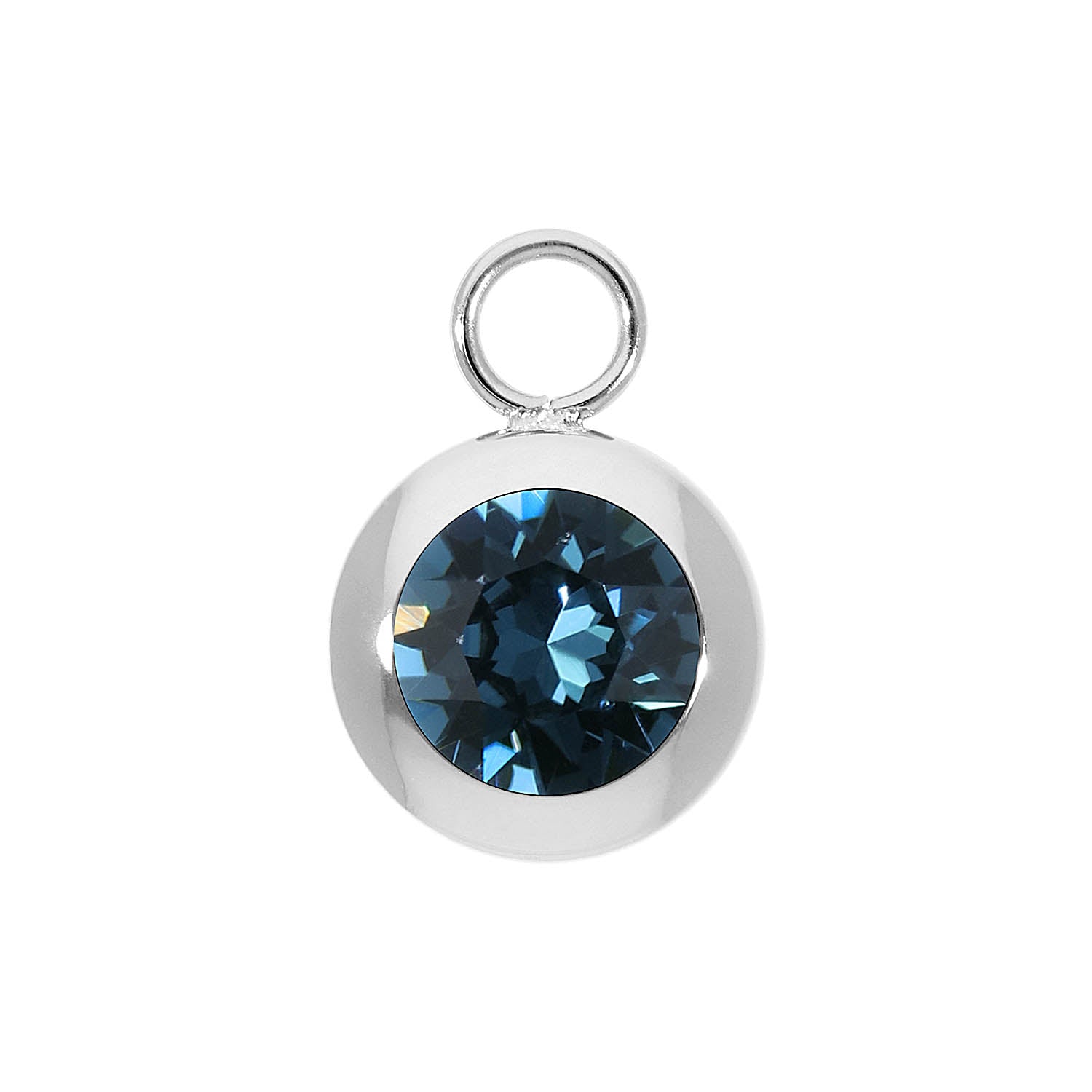 Tondo Charm 13 mm - Silber montana