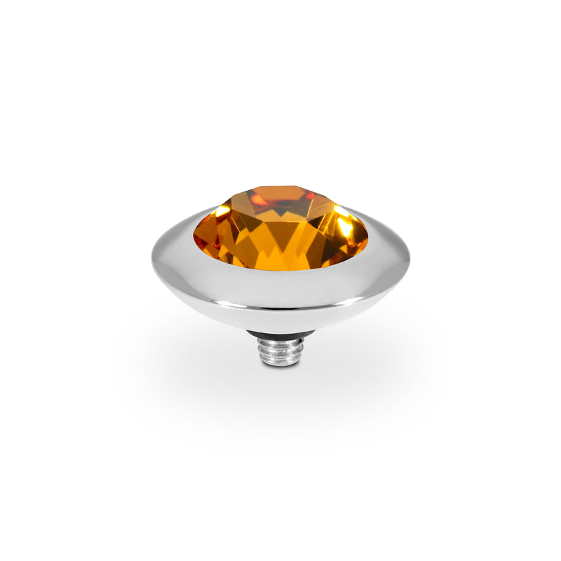 Tondo Top 13 mm - Silber Topaz