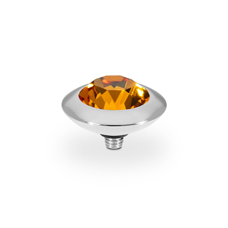 Tondo Top 13 mm - Silber Topaz