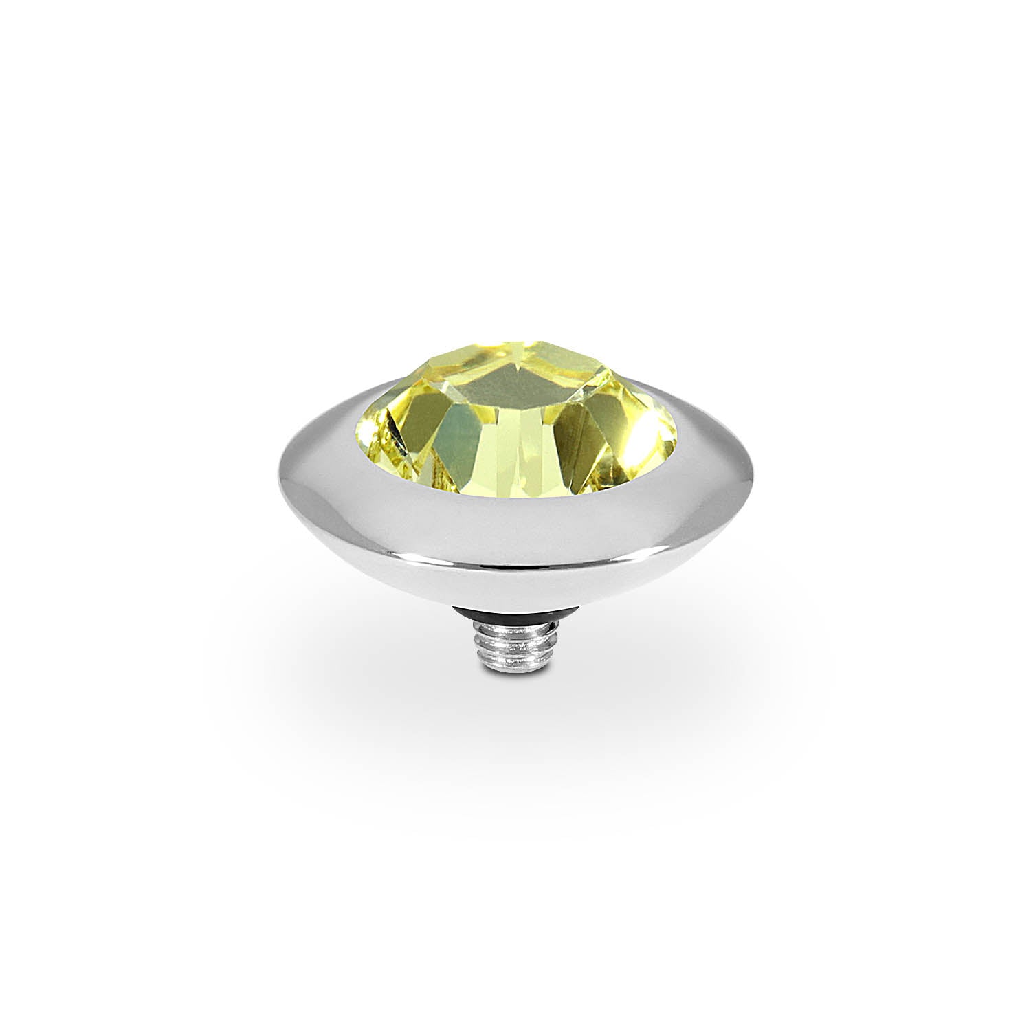 Tondo Top 13 mm - Silber Jonquil