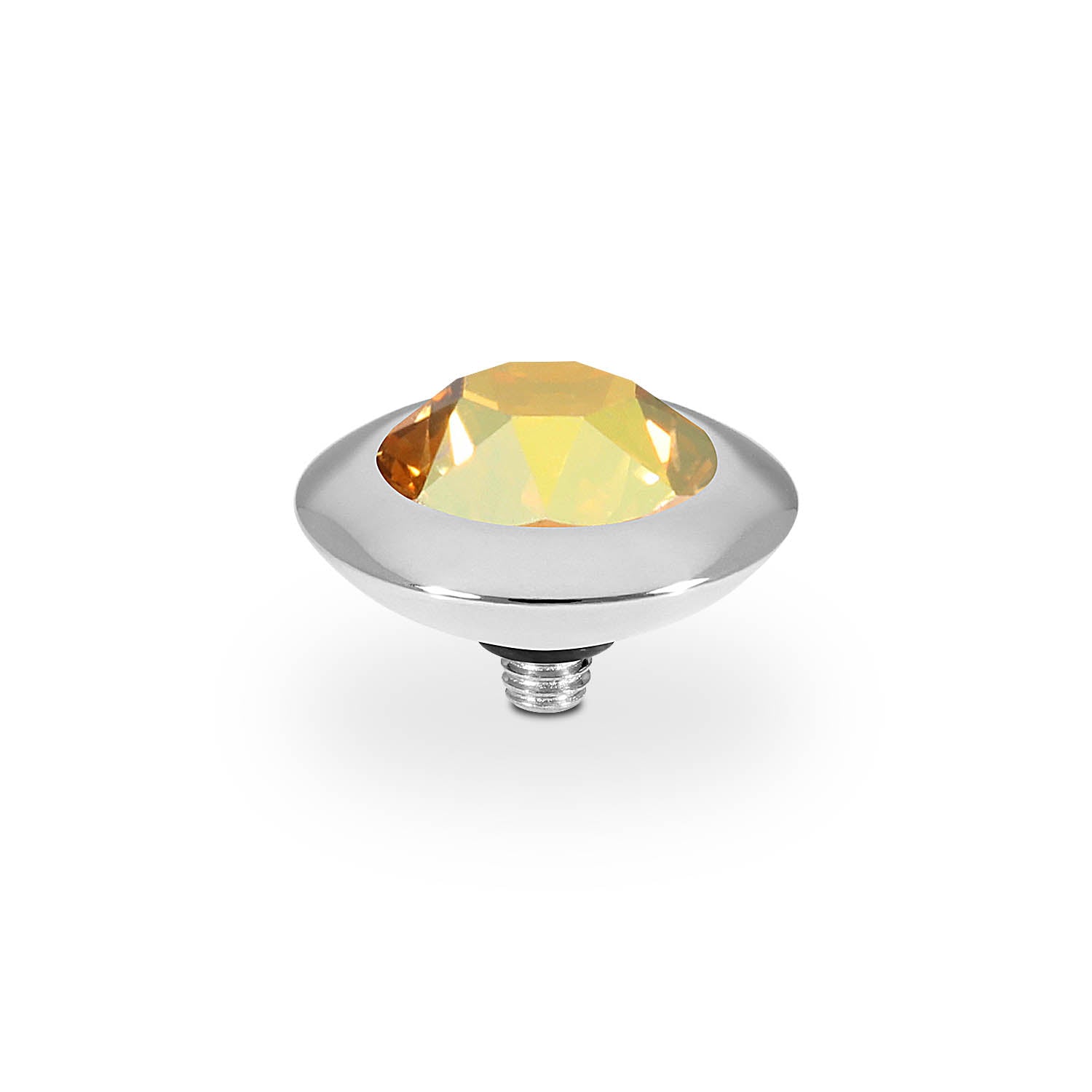 Tondo Top 13 mm - Silber metallic sunshine