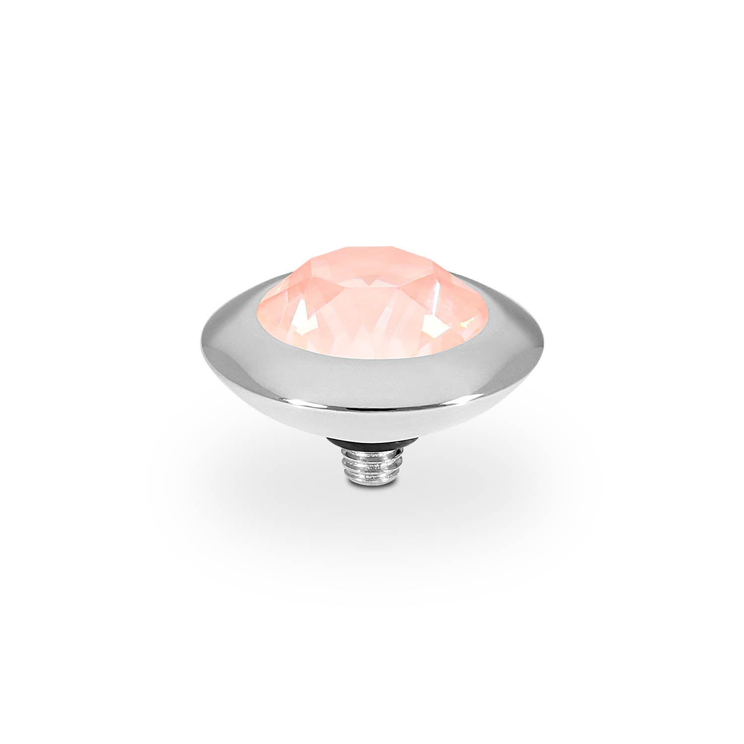 Tondo Top 13 mm - Silber Crystal Flamingo Ignite