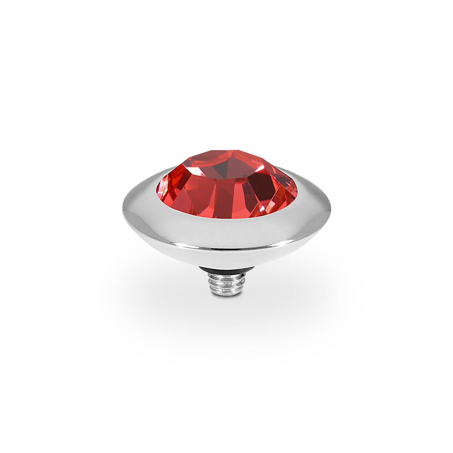 Tondo Top 13 mm - Silber padparadscha