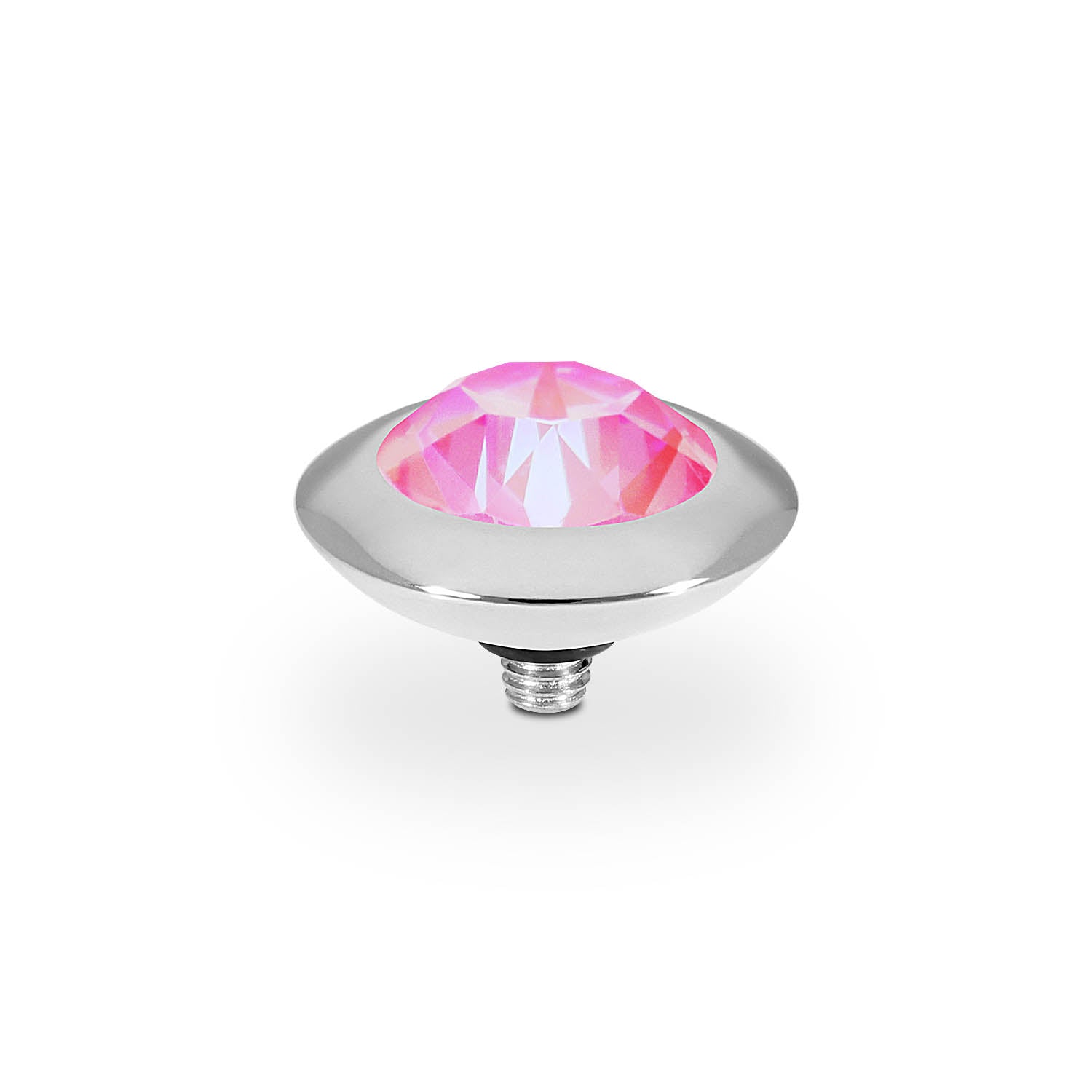 Tondo Top 13 mm - Silber lotus pink delite