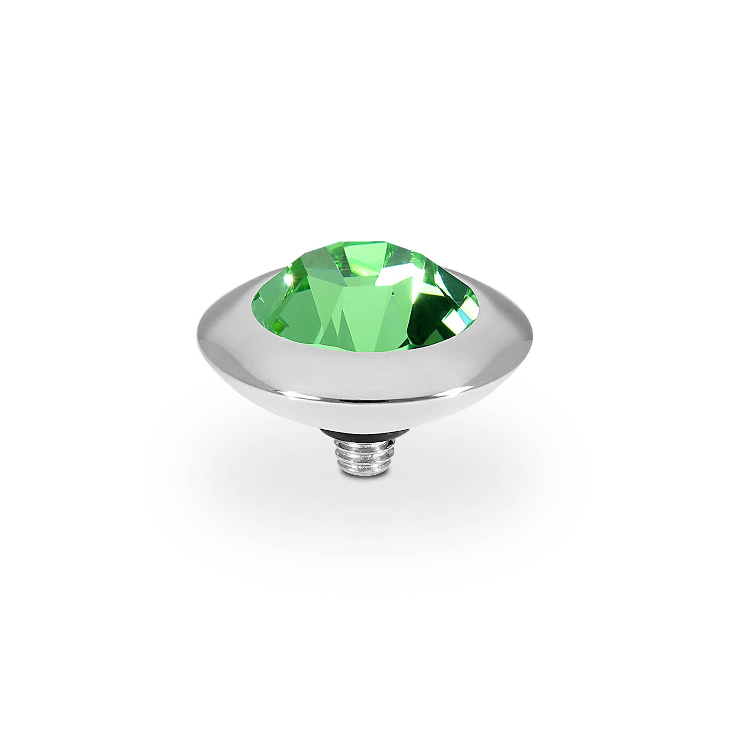 Tondo Top 13 mm - Silber peridot