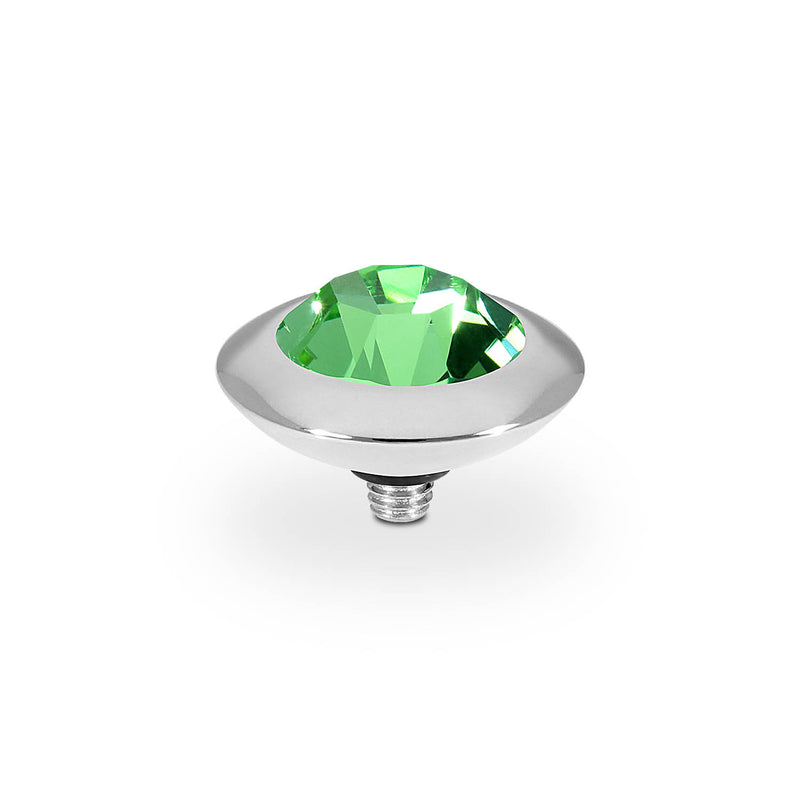 Tondo Top 13 mm - Silber peridot