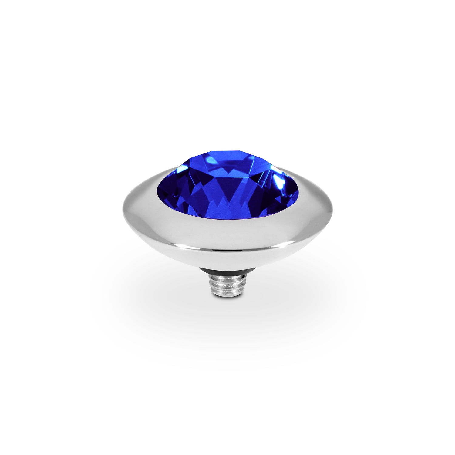Tondo Top 13 mm - Silber ReCreated Dark Sapphire