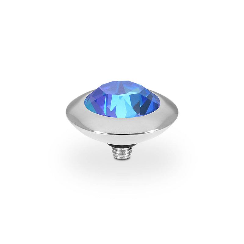 Tondo Top 13 mm - Silber royal blue delite