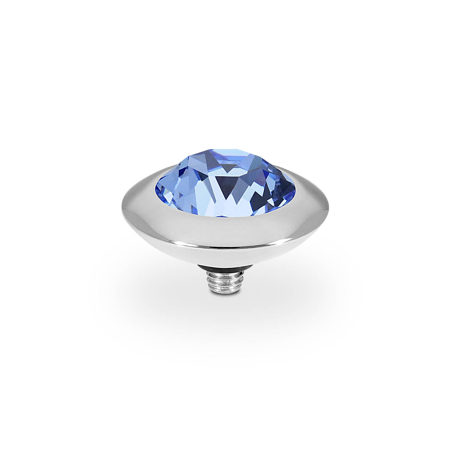 Tondo Top 13 mm - Silber light sapphire
