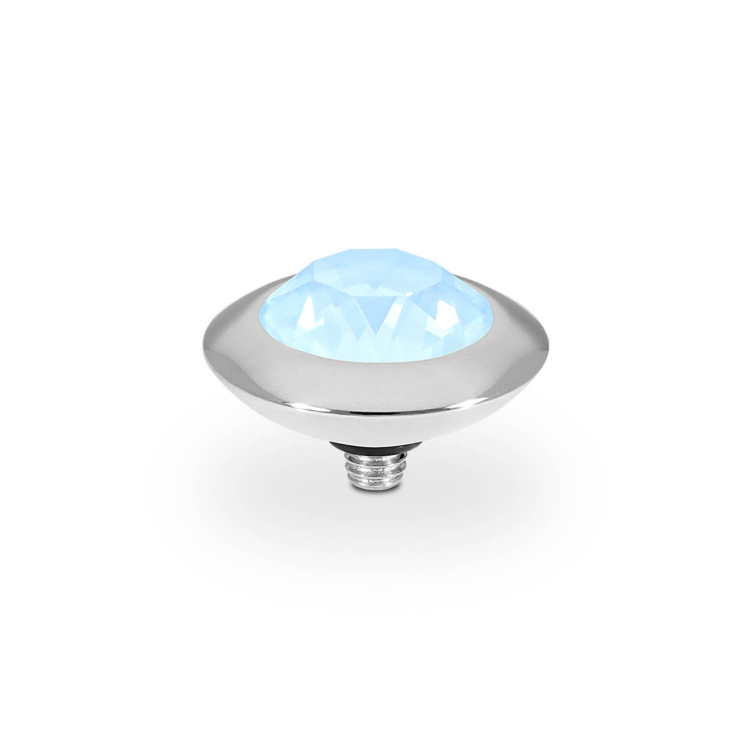 Tondo Top 13 mm - Silber crystal sky ignite