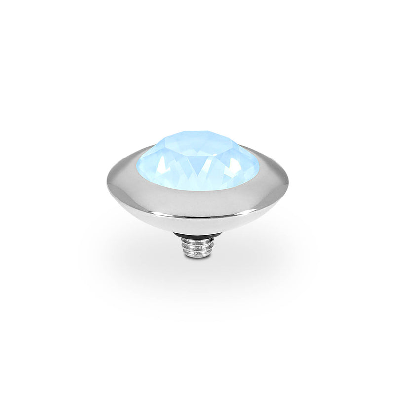 Tondo Top 13 mm - Silber crystal sky ignite