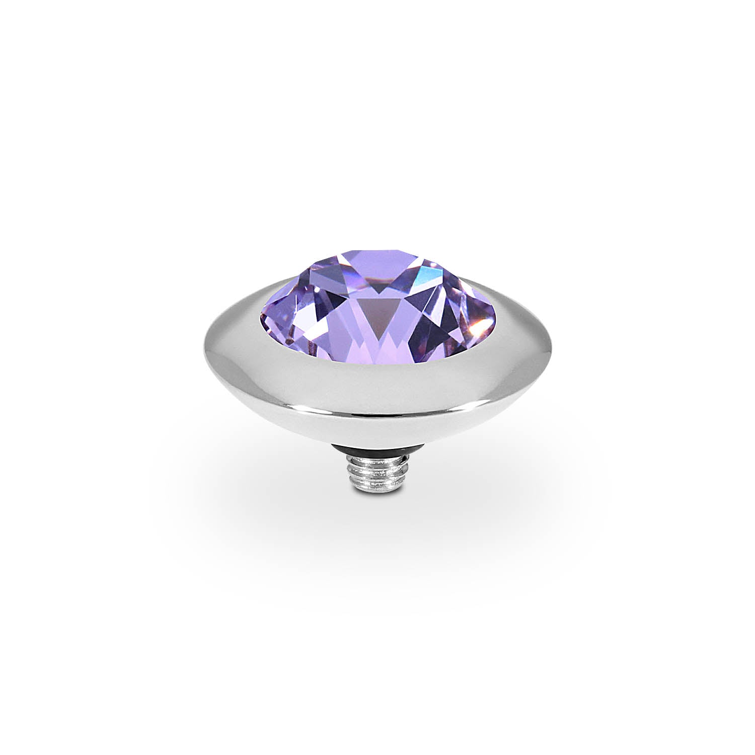 Tondo Top 13 mm - Silber Violet