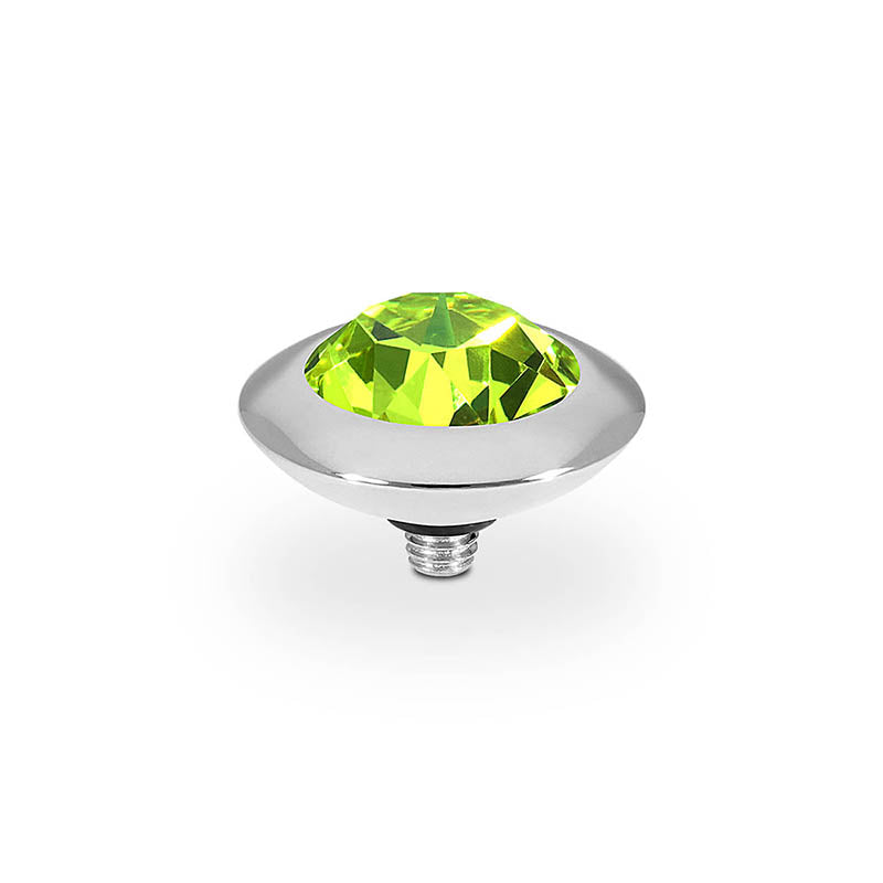 Tondo Top 13 mm - Silber Citrus Green