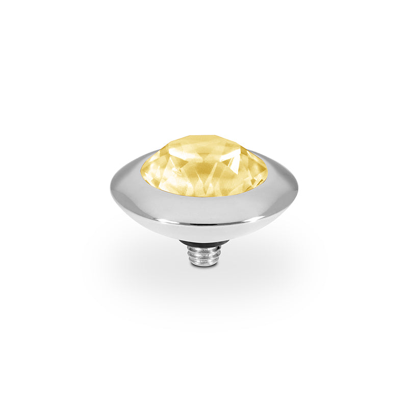 Tondo Top 13 mm - Silber Recreated Dark Jonquil