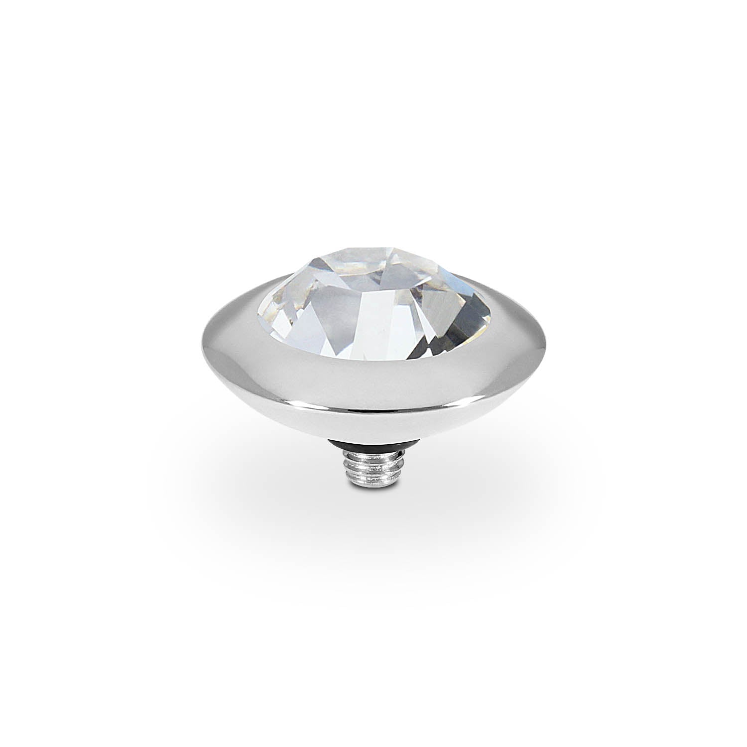 Tondo Top 13 mm - Silber crystal