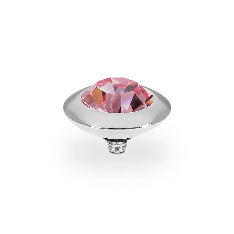 Tondo Top 13 mm - Silber Light Rose