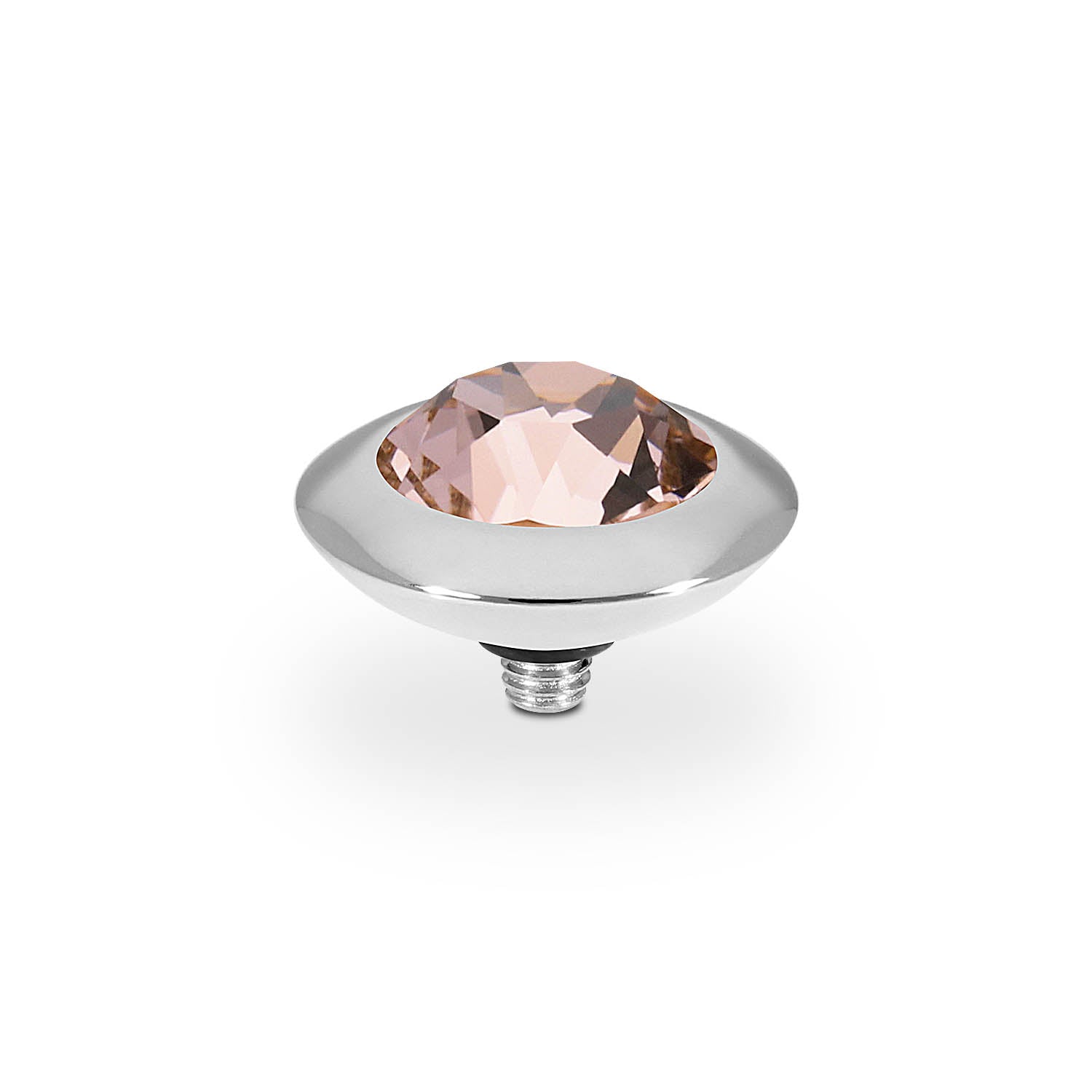 Tondo Top 13 mm - Silber vintage rose