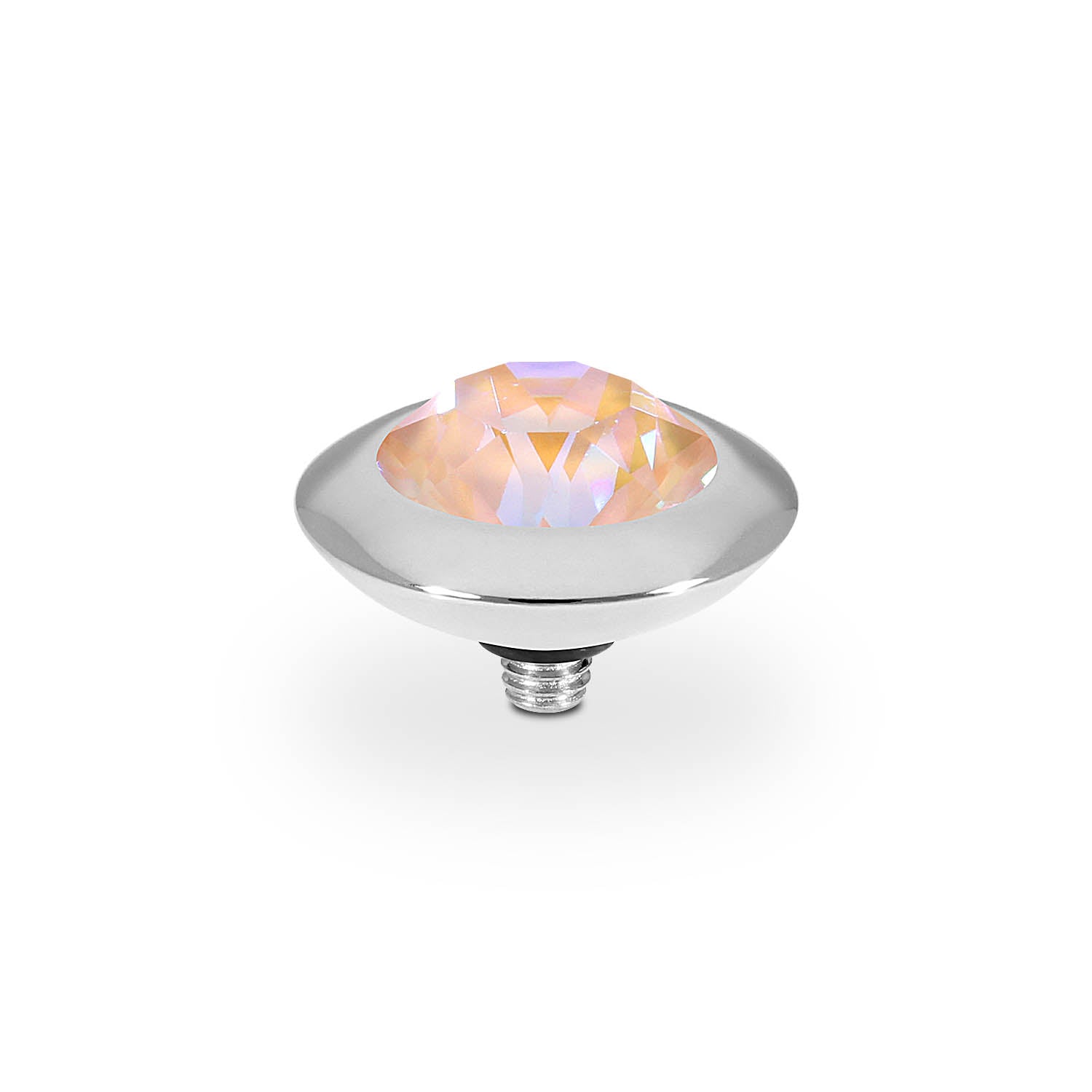 Tondo Top 13 mm - Silber dusty pink delite