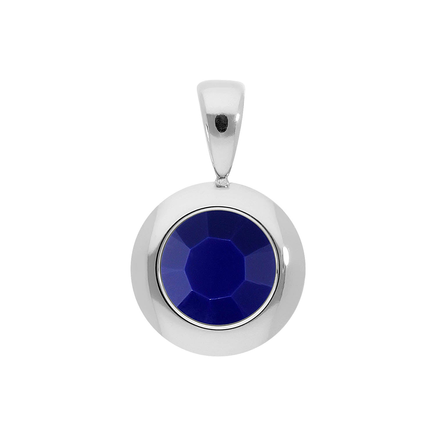 Tondo Anhänger 13 mm - Silber