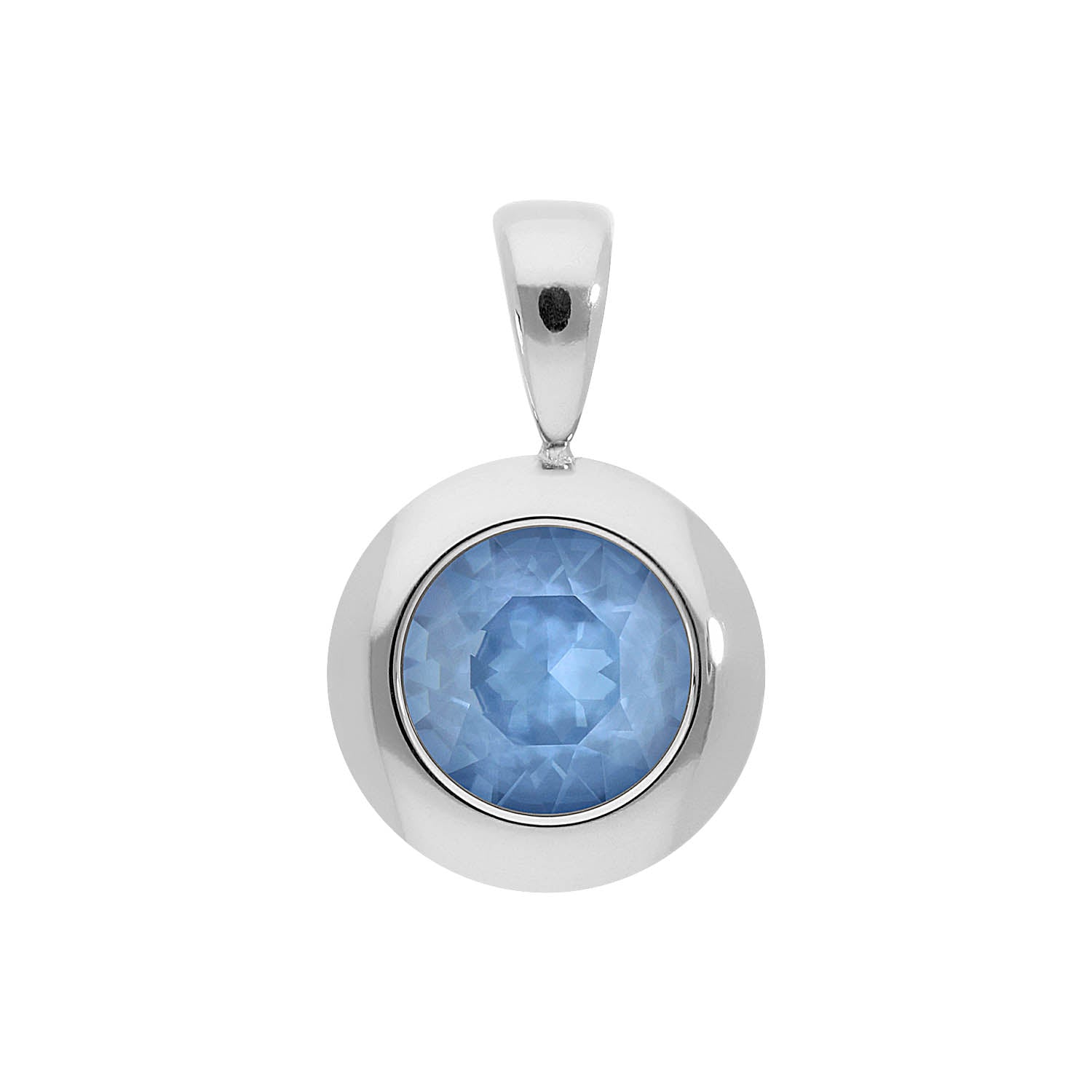 Tondo Anhänger 13 mm - Silber