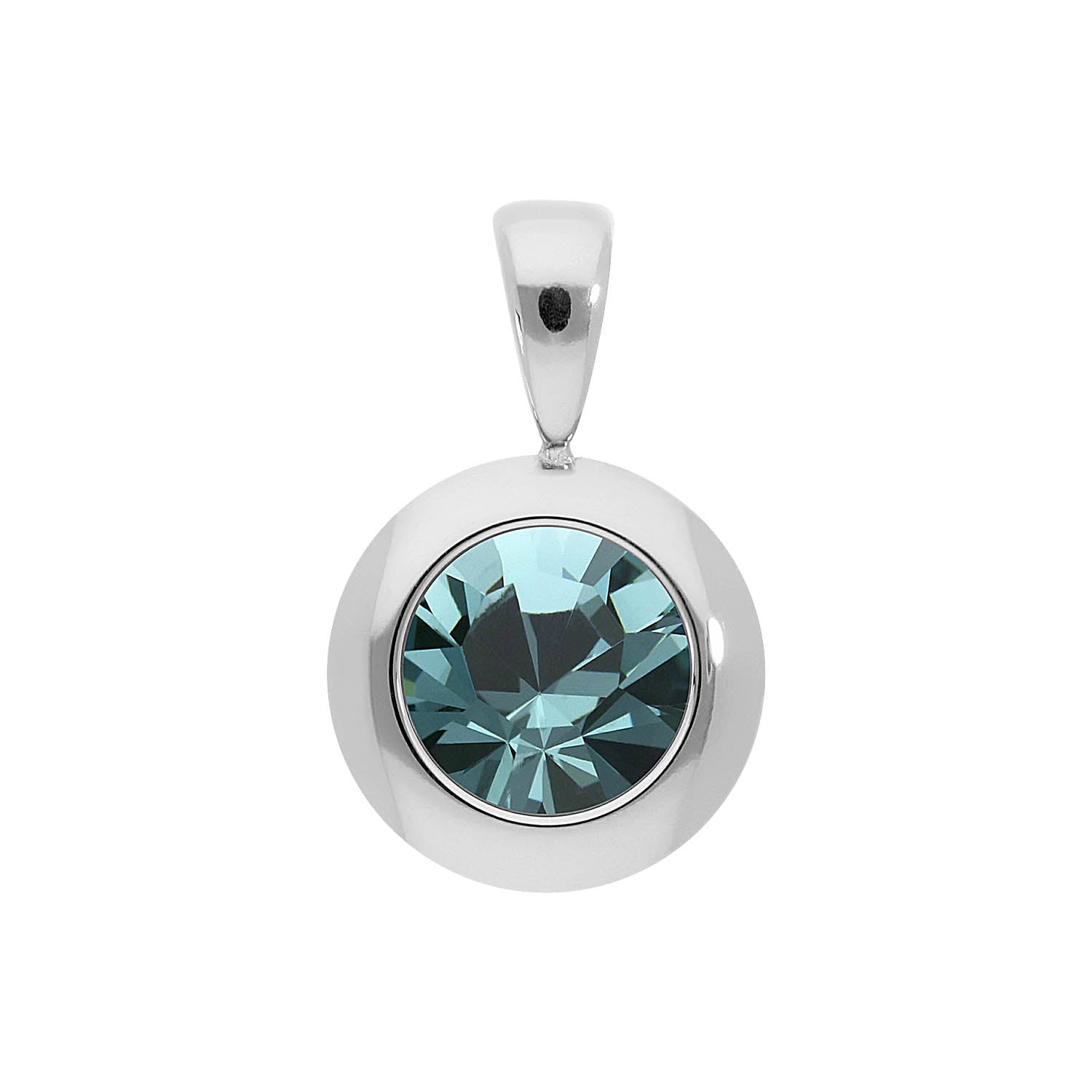 Tondo Anhänger 13 mm - Silber