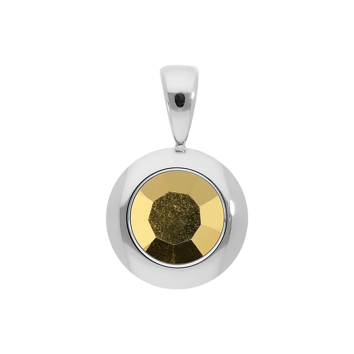 Tondo Anhänger 13 mm - Silber